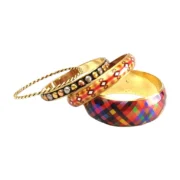 CZFashions checkered Twin Bangles Set - Image 4