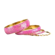 CZFashions Blooming Paper flower Bangles Set - Image 2