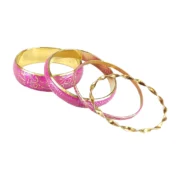 CZFashions Blooming Paper flower Bangles Set - Image 3