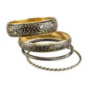 CZFashions Bloom in Dark Bangles Set - Image 2